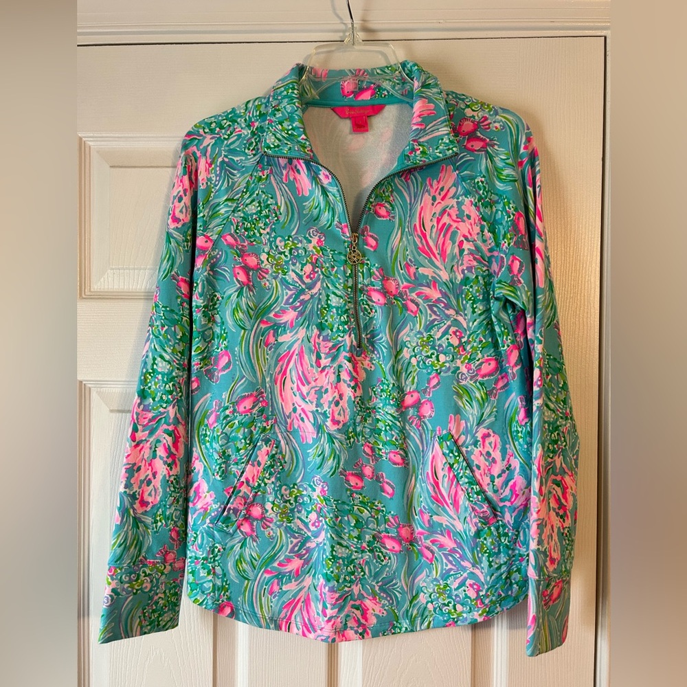 Lilly Pulitzer Women's Top in Pink and Green